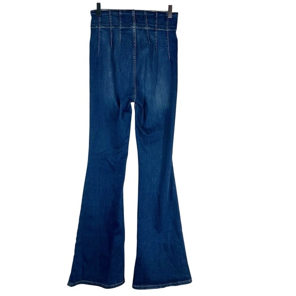 WE THE FREE High Rise Flare Stretch Denim Bohemian Festival Jeans 29 - Picture 4 of 10